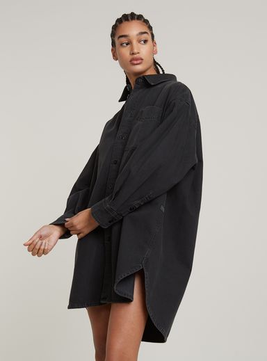 Oversized Denim Dress